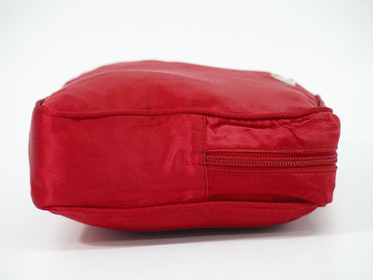 Prada Satin Pouch Case Red — view 4