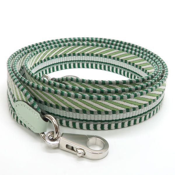 Hermes Bandouliere Sangle Caval 25 mm 105 cm Green Shoulder Strap — view 4
