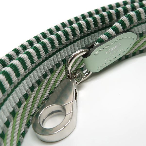 Hermes Bandouliere Sangle Caval 25 mm 105 cm Green Shoulder Strap — view 5