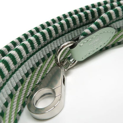 Hermes Bandouliere Sangle Caval 25 mm 105 cm Green Shoulder Strap — view 5