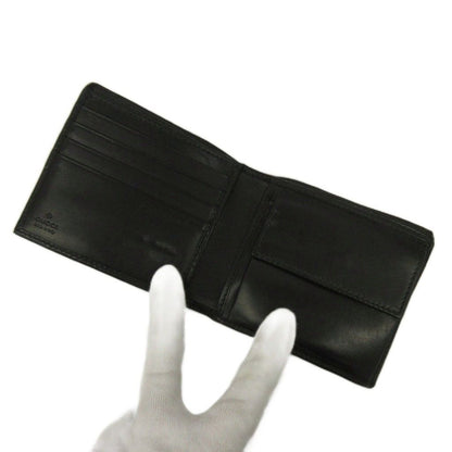 Gucci GG Supreme Wallet Bifold Leather All Over Pattern Black — view 3