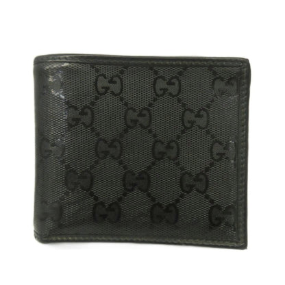 Gucci GG Supreme Wallet Bifold Leather All Over Pattern Black