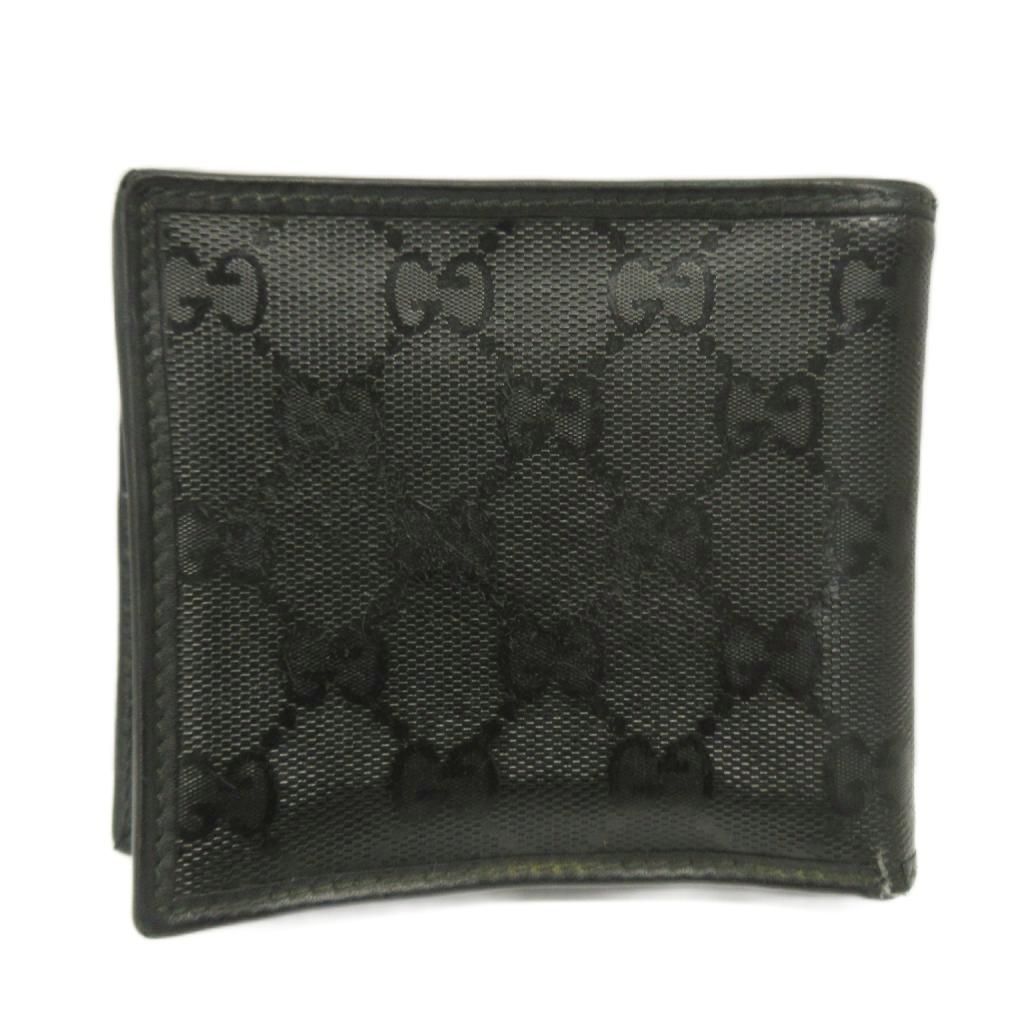 Gucci GG Supreme Wallet Bifold Leather All Over Pattern Black — view 2
