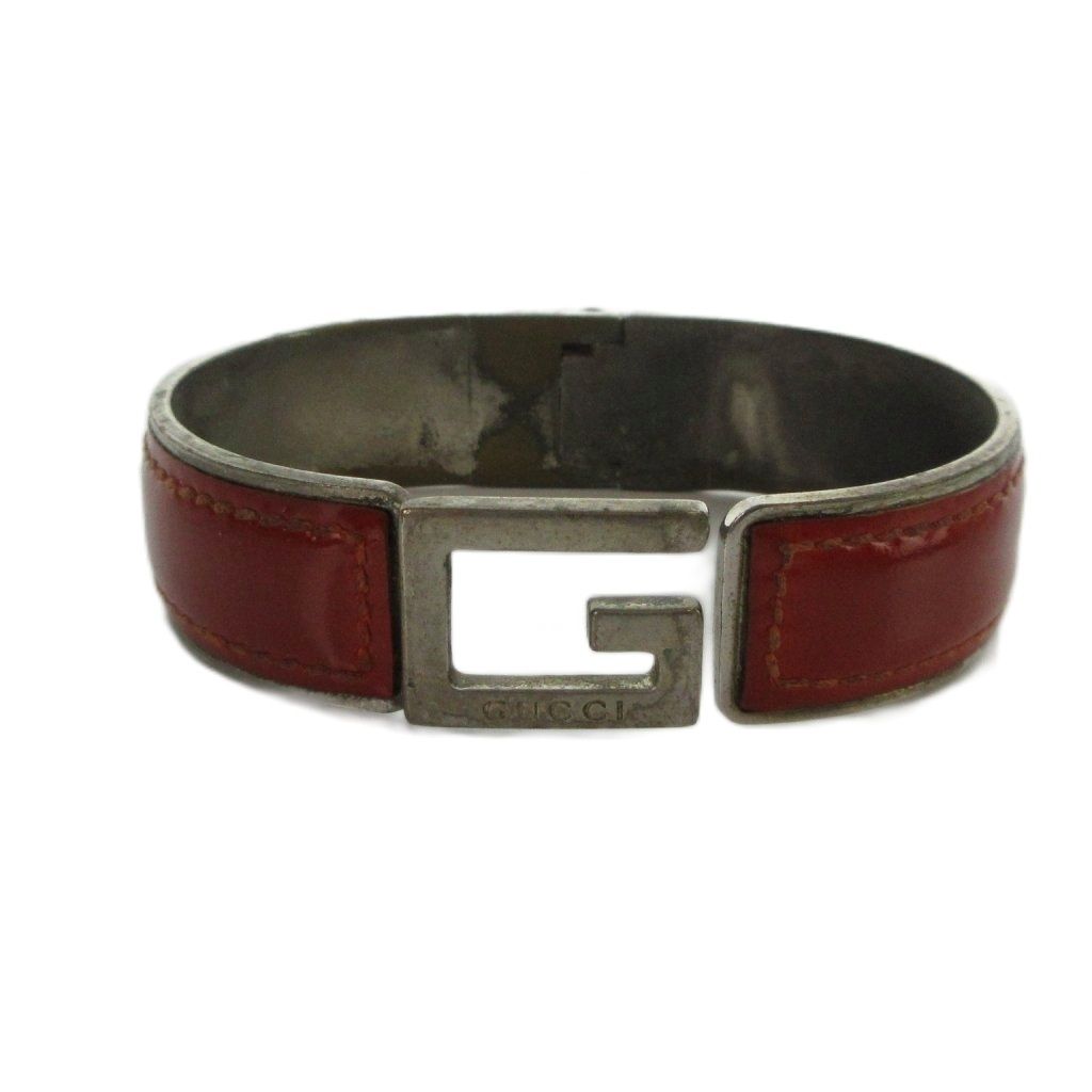 Gucci Bangle Bracelet Logo Red — view 2
