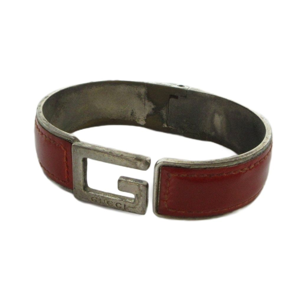 Gucci Bangle Bracelet Logo Red