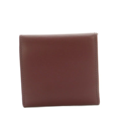 Cartier Must de Cartier Square Coin Case Leather Bordeaux — view 2