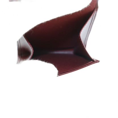 Cartier Must de Cartier Square Coin Case Leather Bordeaux — view 5