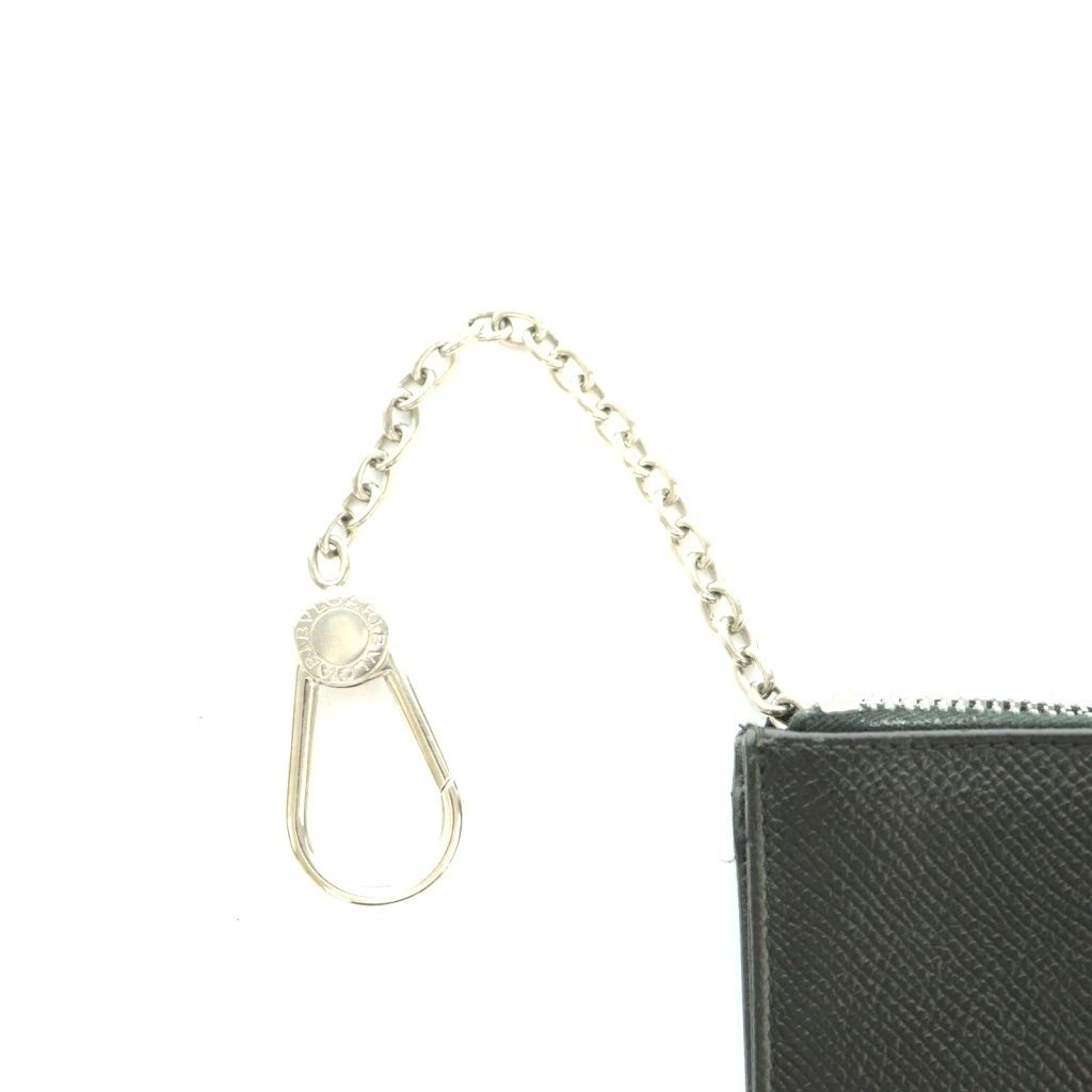 Bvlgari Coin Case Leather Black — view 6