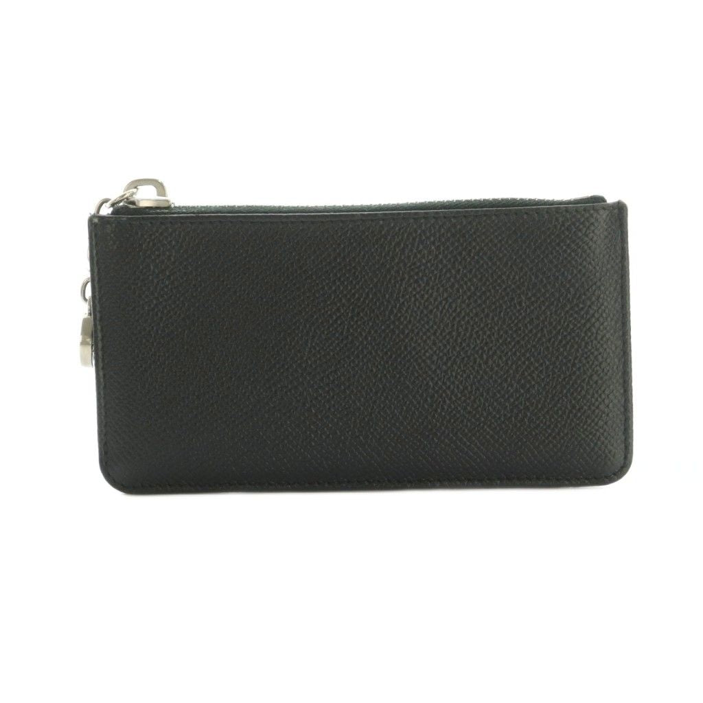 Bvlgari Coin Case Leather Black