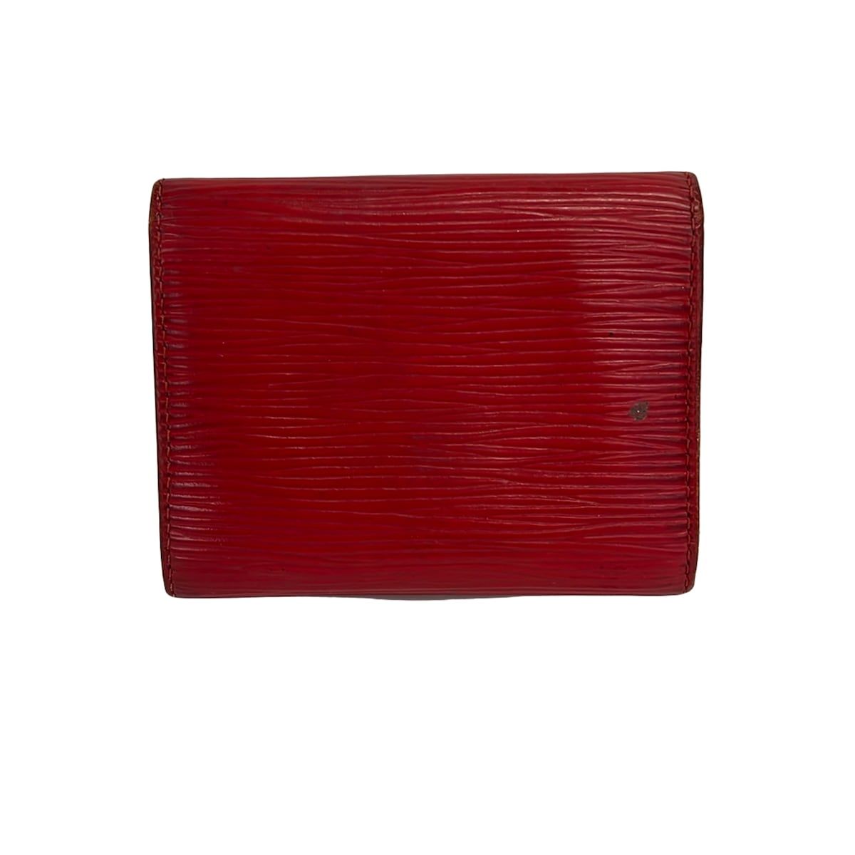 Louis Vuitton Coin Case Epi Porte-Monnaie Sample Castilian Red Leather — view 2