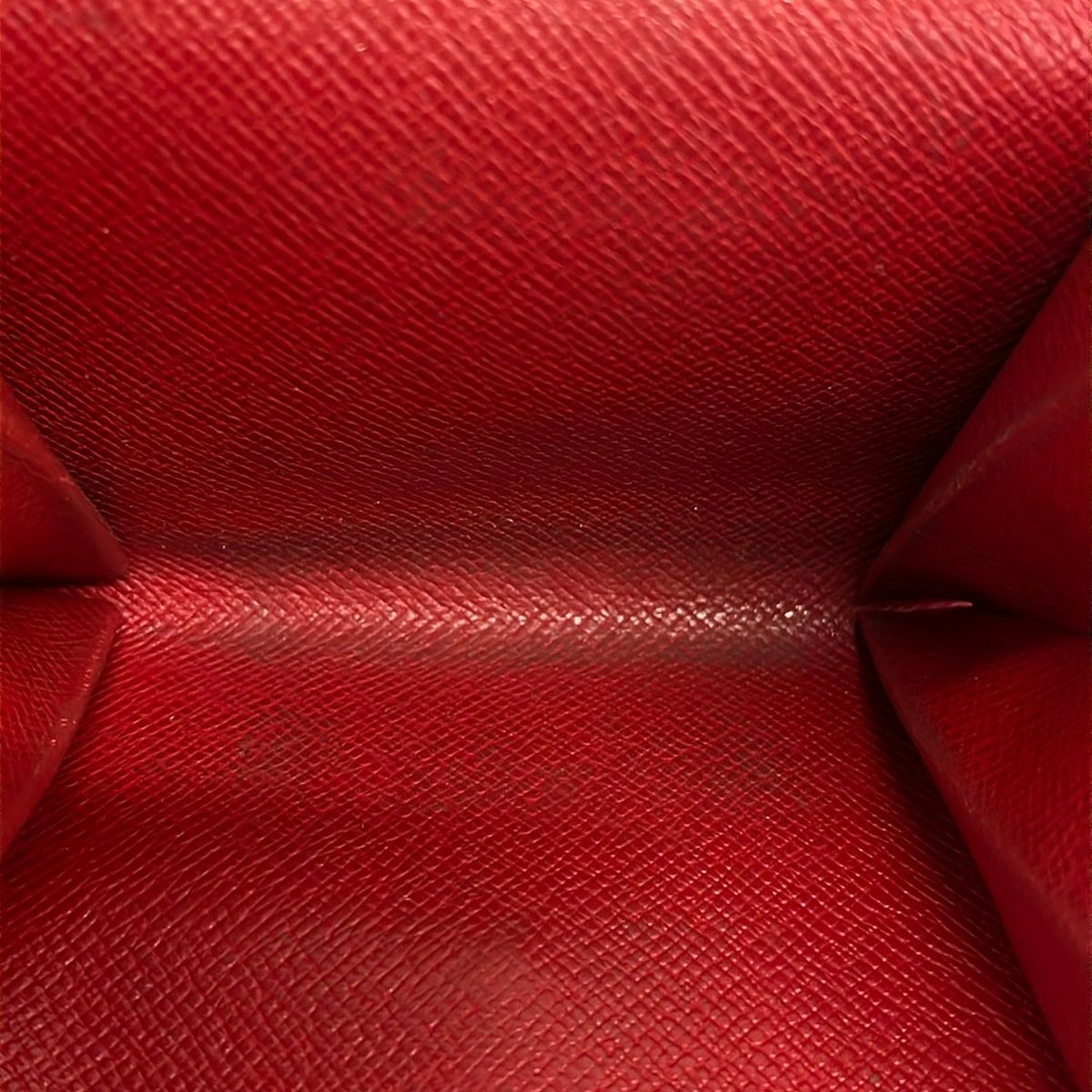 Louis Vuitton Coin Case Epi Porte-Monnaie Sample Castilian Red Leather — view 8