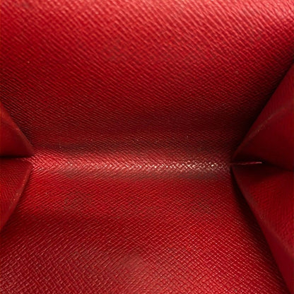 Louis Vuitton Coin Case Epi Porte-Monnaie Sample Castilian Red Leather — view 8