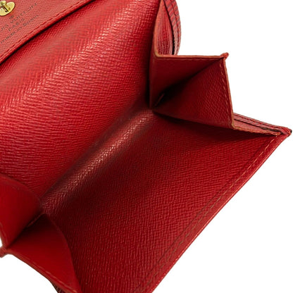 Louis Vuitton Coin Case Epi Porte-Monnaie Sample Castilian Red Leather — view 4