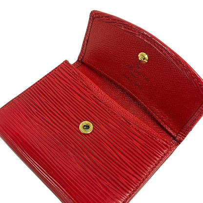 Louis Vuitton Coin Case Epi Porte-Monnaie Sample Castilian Red Leather — view 3