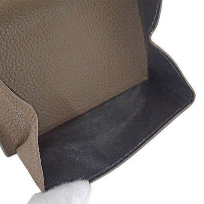 Saint Laurent Wallet Trifold Leather Top Logo Mini Small — view 8