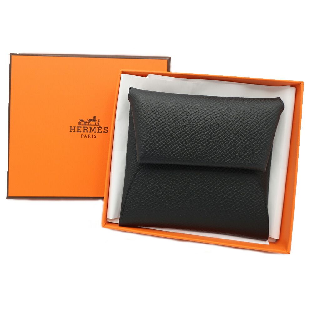 Hermes Heaven Bastia Black Epsom Silver Leather Manufactured Around — view 8