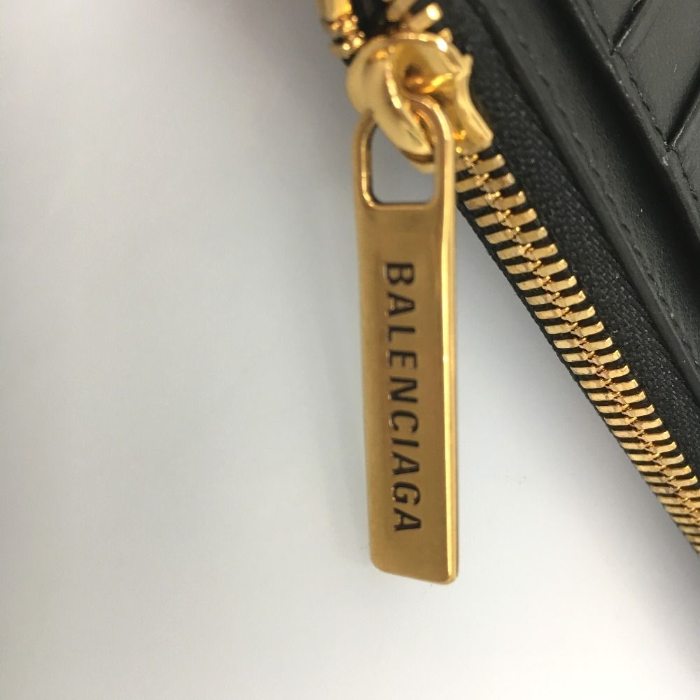 Balenciaga Coin & Card Holder Envelope Fragment Case Black — view 4