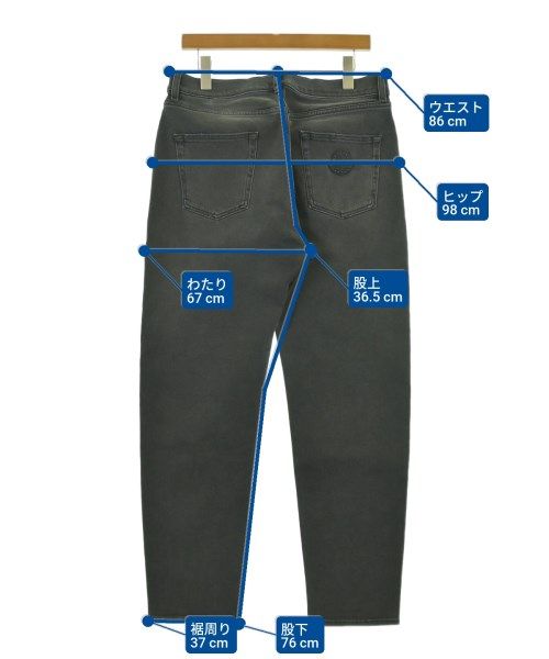Moncler Denim Pants Gray — view 6