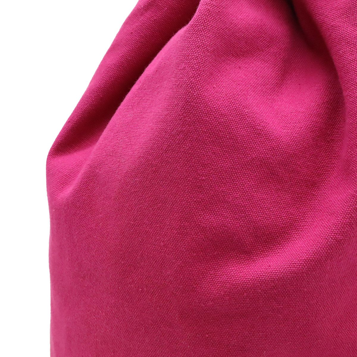 Hermes Polochonmimil GM Shoulder Bag Drawstring Canvas Leather Pink Red — view 7