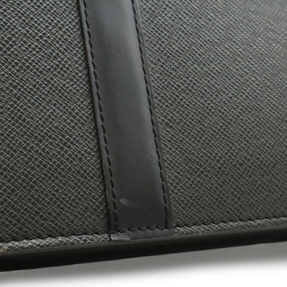 Louis Vuitton Taiga Porte Documents Rosin Business Bag Ardoise Black — view 9