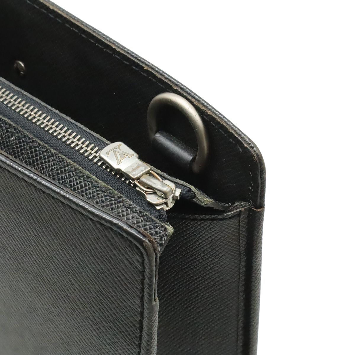 Louis Vuitton Taiga Porte Documents Rosin Business Bag Ardoise Black — view 5
