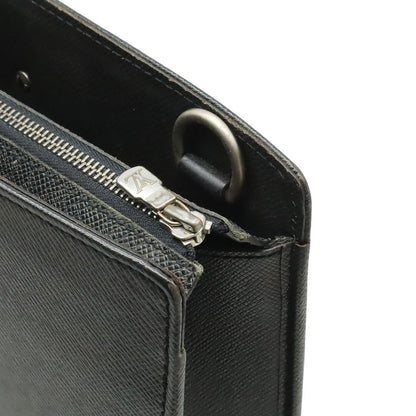Louis Vuitton Taiga Porte Documents Rosin Business Bag Ardoise Black — view 5