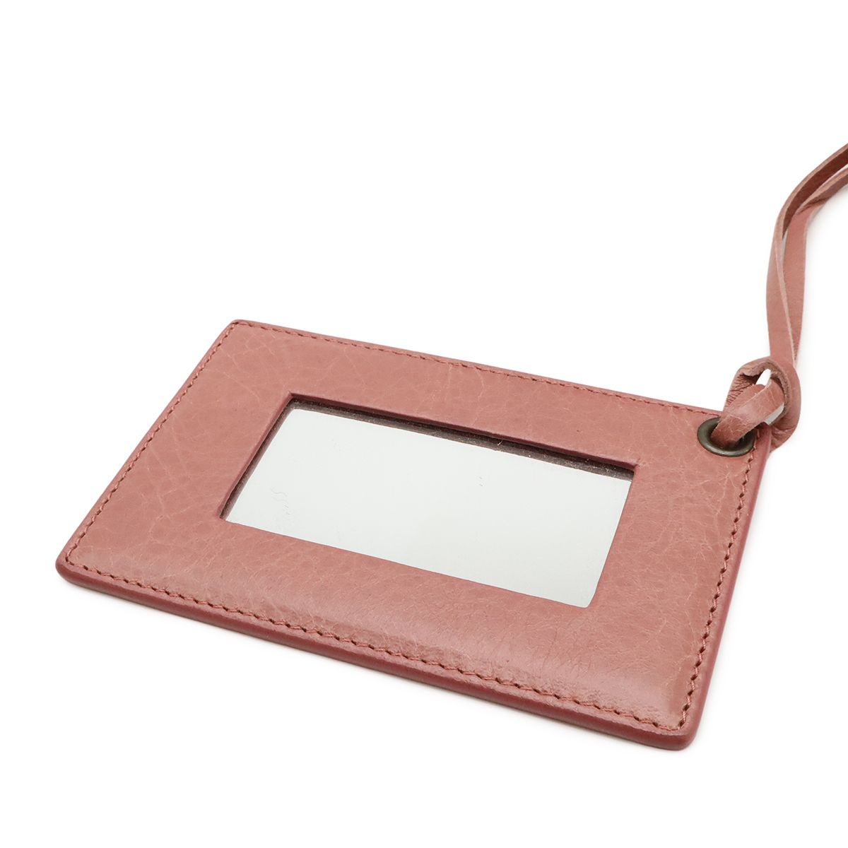 Balenciaga the City Editor's 2-Way Shoulder Bag Leather Pink with Mirror — view 9