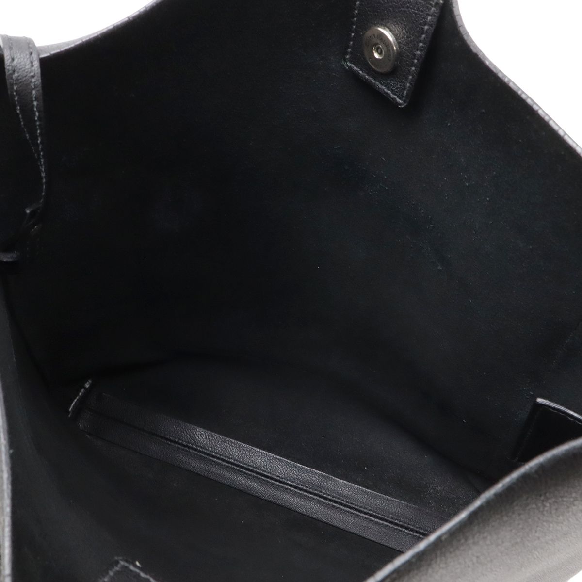 Saint Laurent Paris YSL Shoulder Bag Crossbody Leather Black Silver — view 7