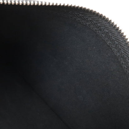 Saint Laurent Paris YSL Shoulder Bag Crossbody Leather Black Silver — view 9