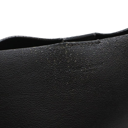 Saint Laurent Paris YSL Shoulder Bag Crossbody Leather Black Silver — view 4