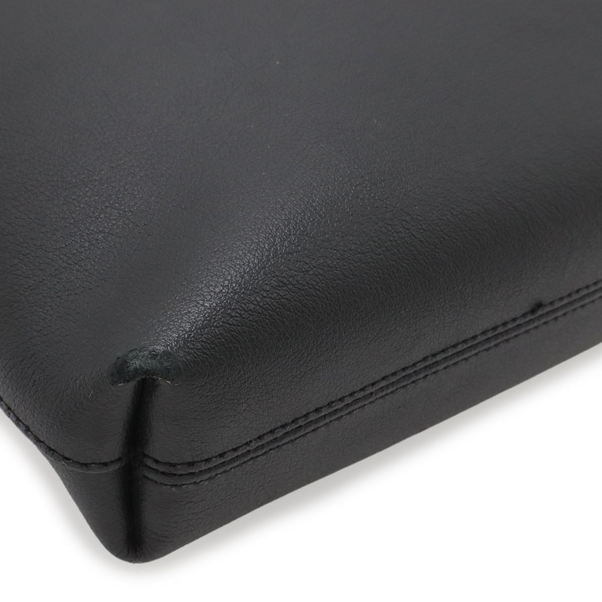 Saint Laurent Paris YSL Shoulder Bag Crossbody Leather Black Silver — view 3