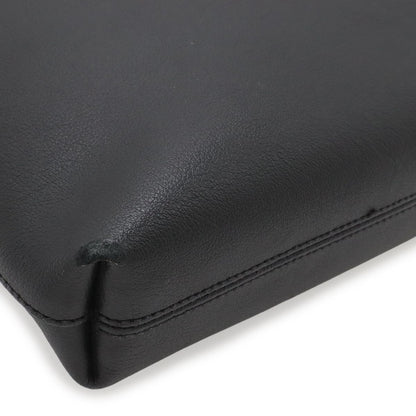 Saint Laurent Paris YSL Shoulder Bag Crossbody Leather Black Silver — view 3
