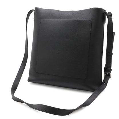 Saint Laurent Paris YSL Shoulder Bag Crossbody Leather Black Silver — view 2