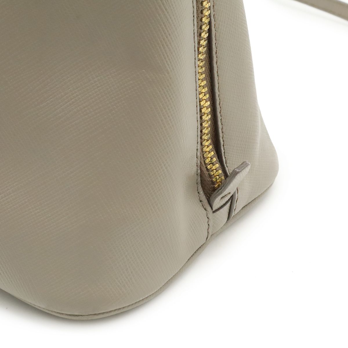 Prada Triangle Logo Dome Shoulder Bag — view 9