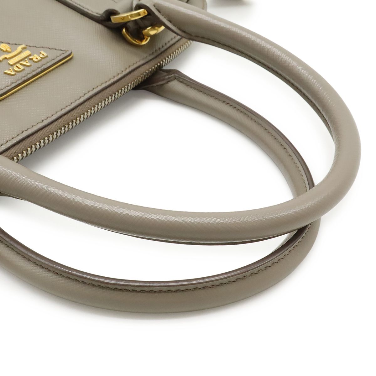 Prada Triangle Logo Dome Shoulder Bag — view 4