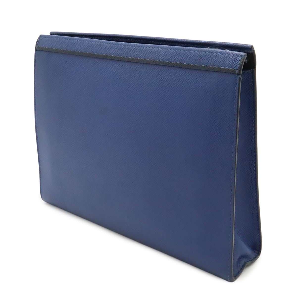Louis Vuitton Taiga Pochette Voyage MM Clutch Leather Cobalt Blue — view 2