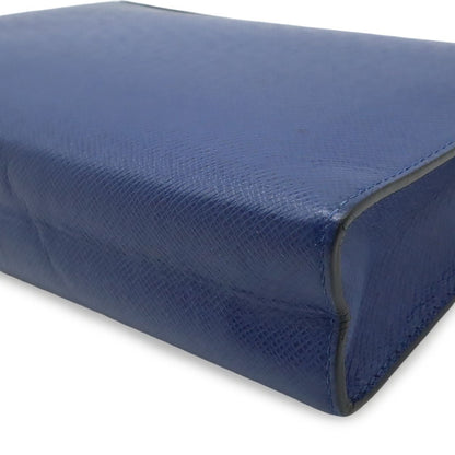 Louis Vuitton Taiga Pochette Voyage MM Clutch Leather Cobalt Blue — view 3
