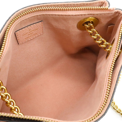 Louis Vuitton Monogram Calf BB Shoulder Bag Rose Valley Pink Zipper Slider — view 7