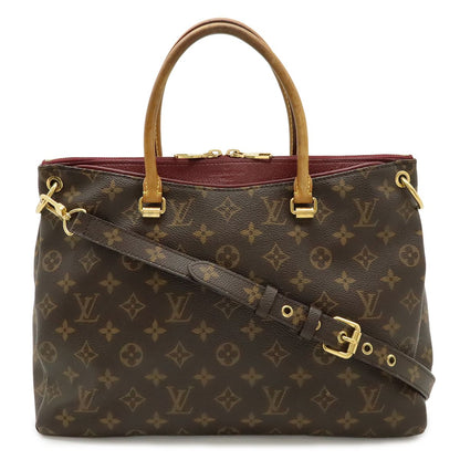 Louis Vuitton Monogram Pallas Tote 2-Way Shoulder Bag Crossbody Aurore
