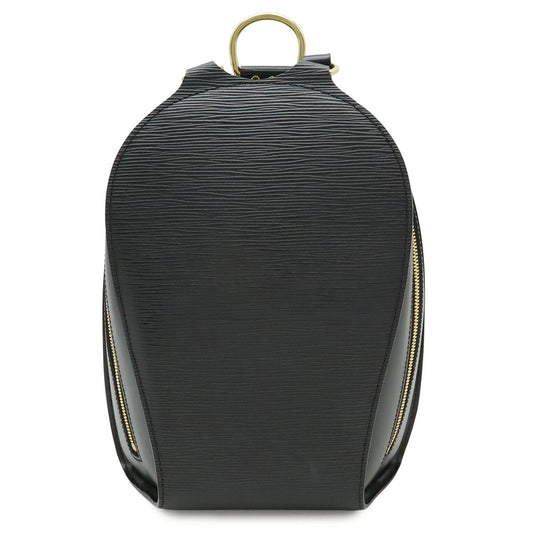 Louis Vuitton Epi Mabillon Backpack Shoulder Bag Leather Noir Black