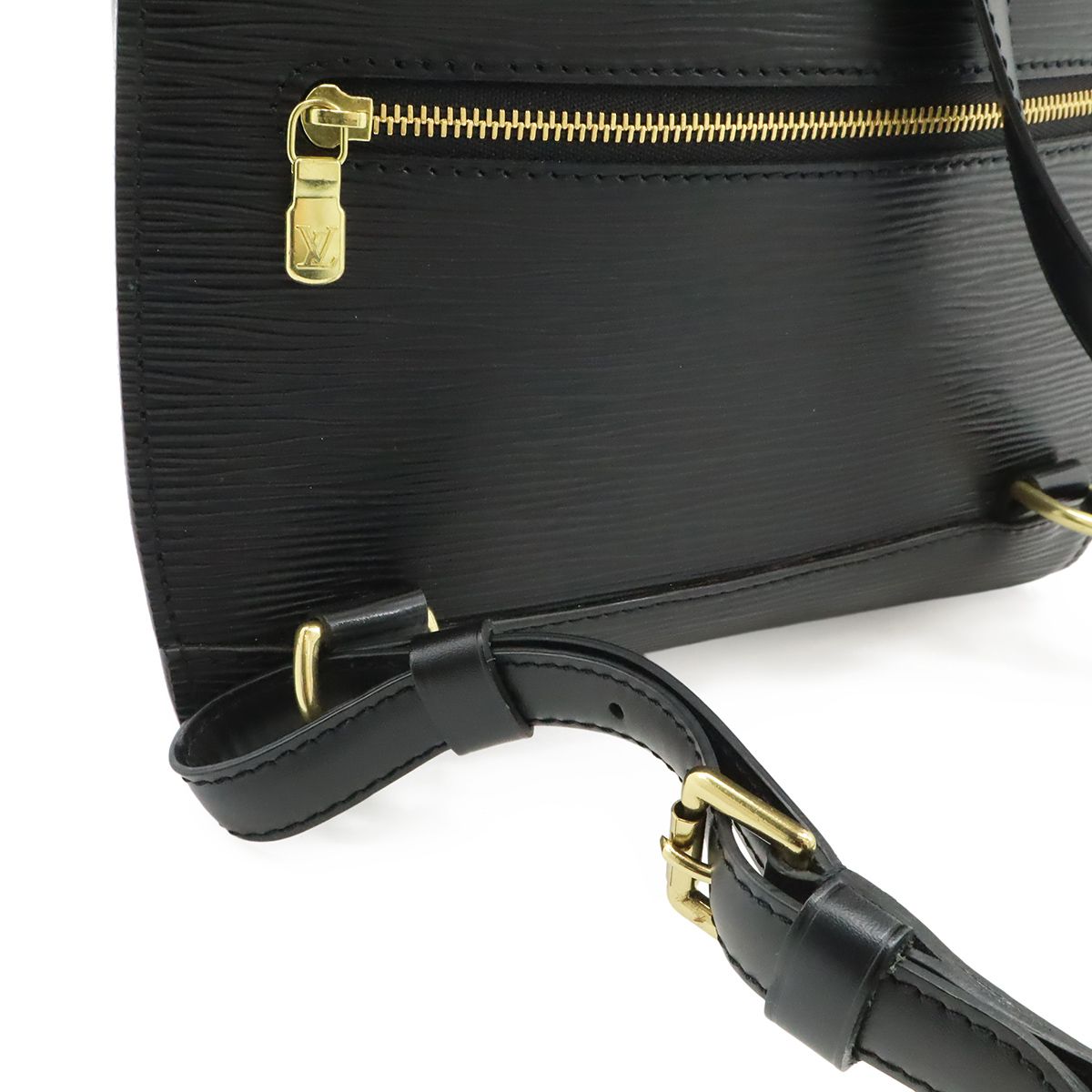 Louis Vuitton Epi Mabillon Backpack Shoulder Bag Leather Noir Black — view 8