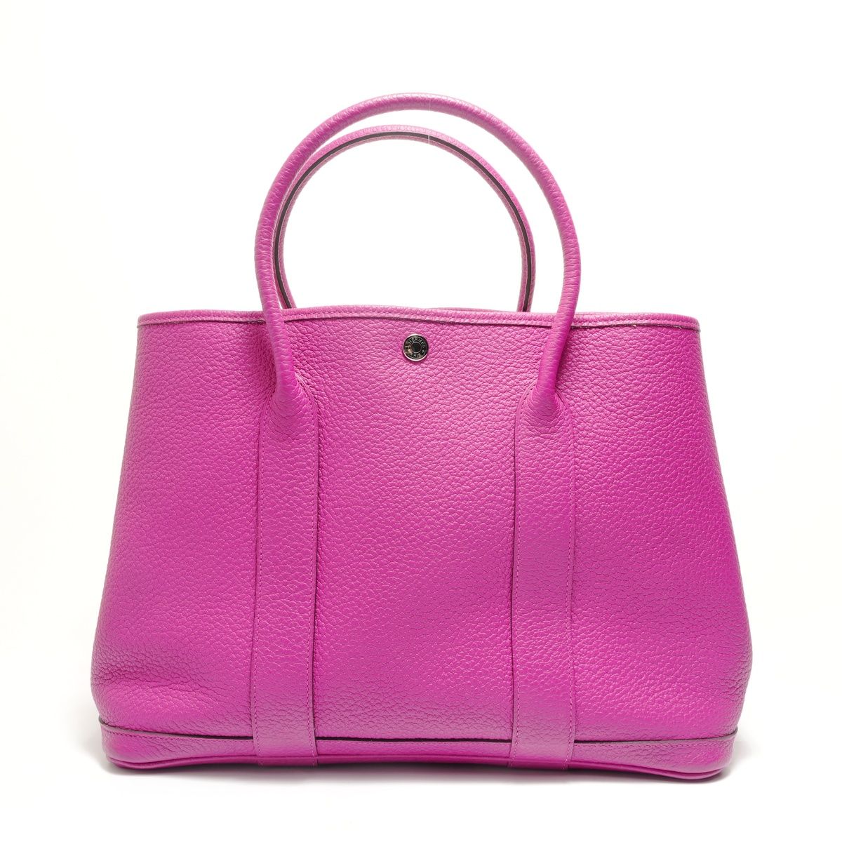 Hermes Tote Garden Party Negonda Rose Purple