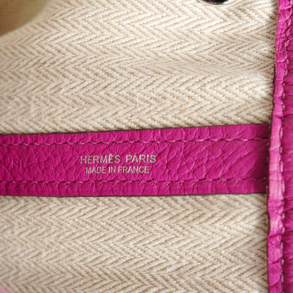 Hermes Tote Garden Party Negonda Rose Purple — view 9