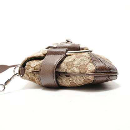 Gucci Shoulder Bag GG Canvas Big Horsebit Sherry — view 3