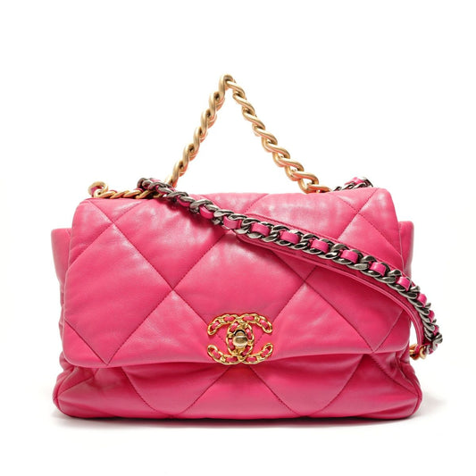 Chanel Shoulder Bag Lambskin 19 Chain