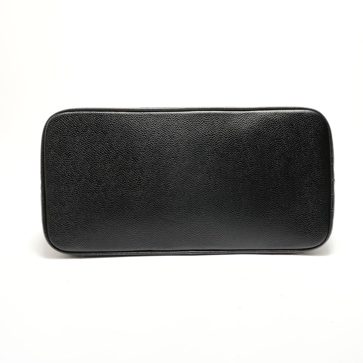 Chanel Tote Caviar Leather Medallion CC Logo — view 7
