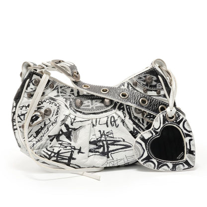 Balenciaga Shoulder Bag Graffiti le Cagole XS