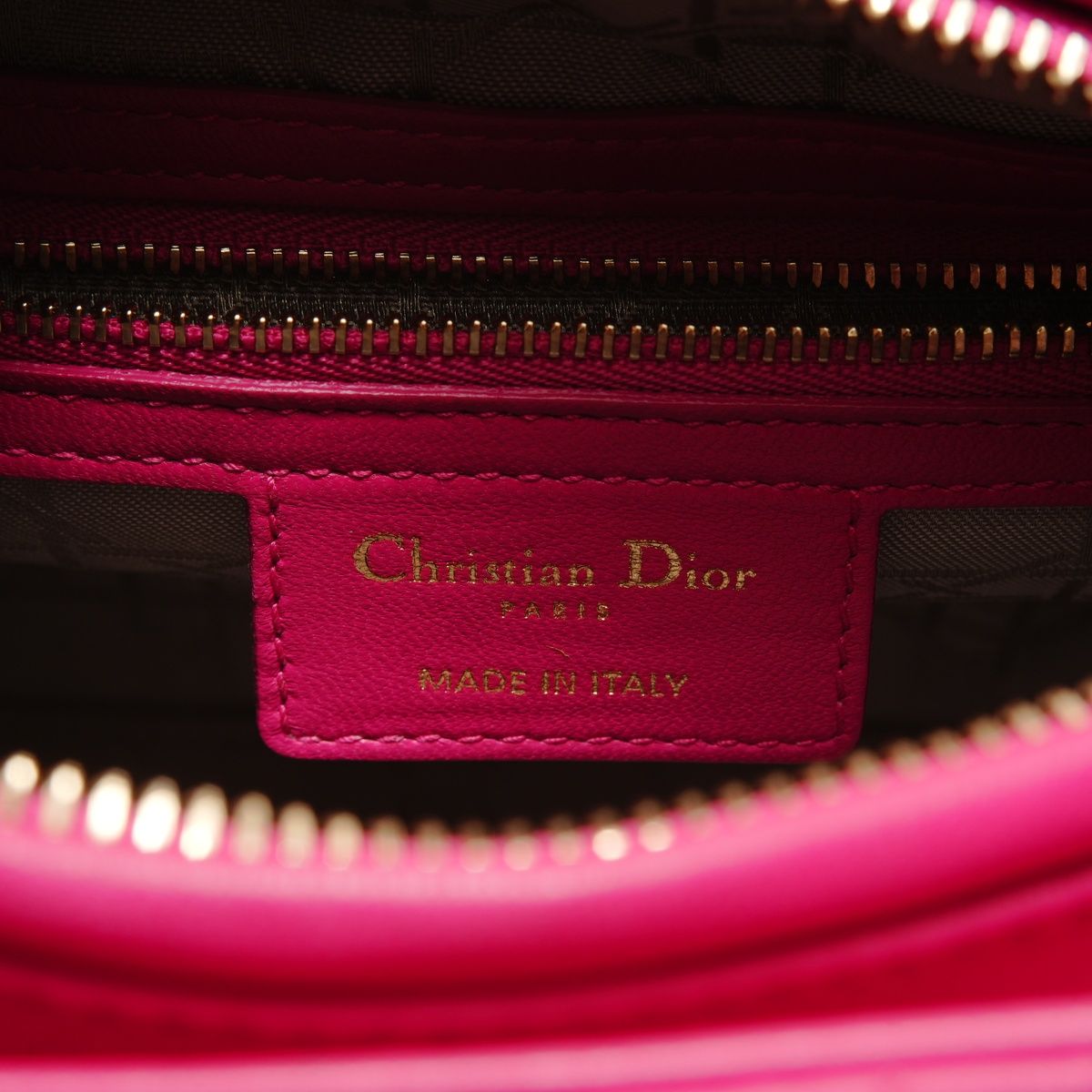 Dior Shoulder Bag Lady Gold — view 9