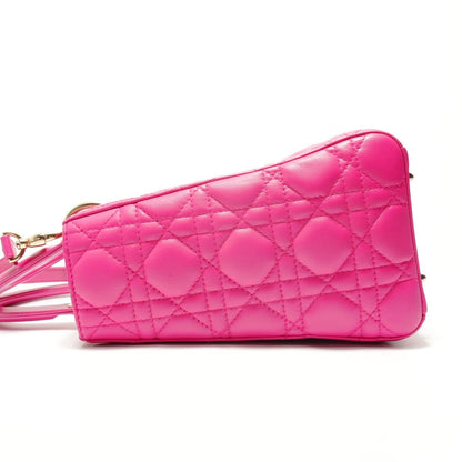 Dior Shoulder Bag Lady Gold — view 3