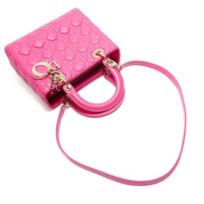 Dior Shoulder Bag Lady Gold — view 8